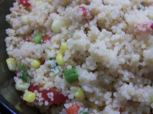 Roasted Corn and Red Pepper Couscous
