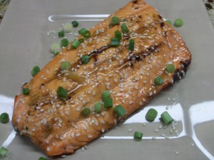 Grilled Salmon with Orange Glaze