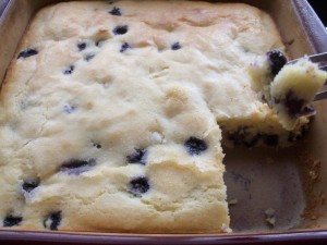 Buttermilk Blueberry Breakfast Cake