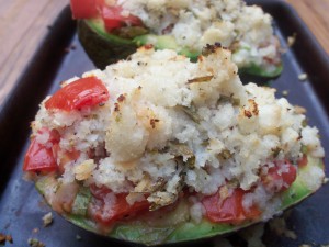 Baked Avocado with Salsa