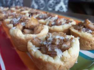 Caramelized onion-and-Apple Tassies