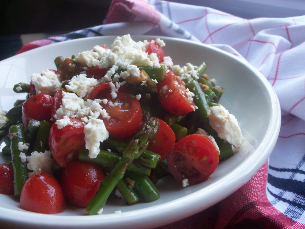 Asparagus, Tomato and Feta Salad