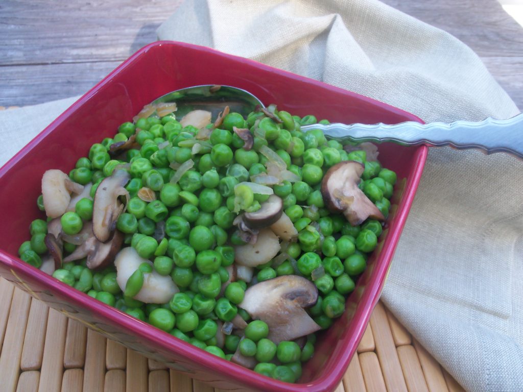 Peas with Mushrooms